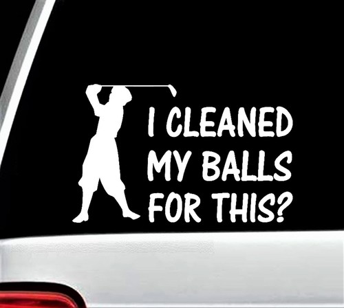 Funny golf decal sticker - golf,