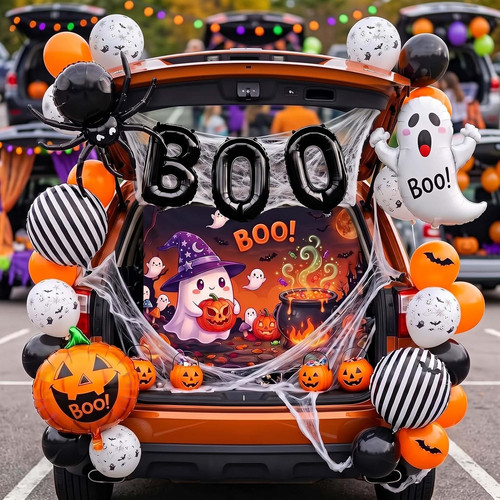 Spooky halloween trunk - halloween,